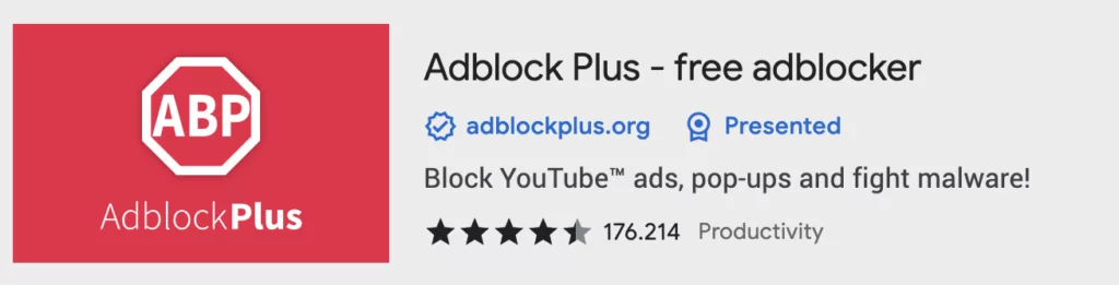 adblock plus reviews count
