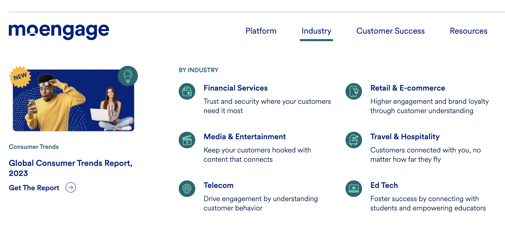 White Label alternative to Moengage for Ecommerce - Vibetrace
